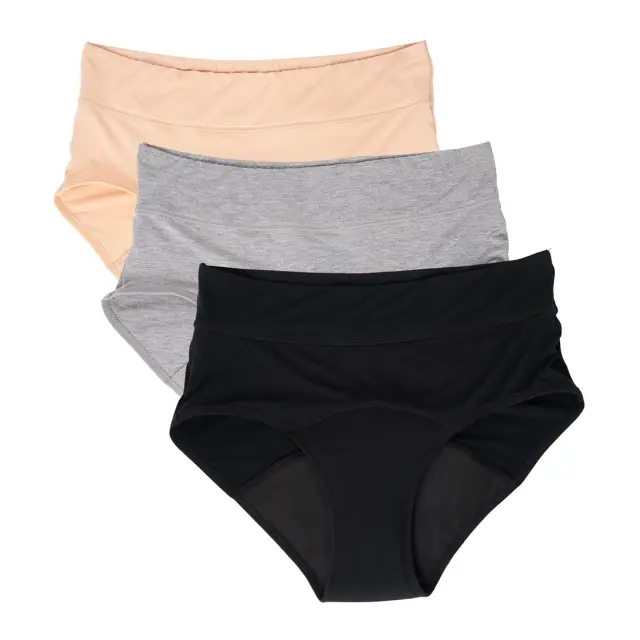 Culotte d'Incontinence Lavable et Ultra-Absorbante pour Femme